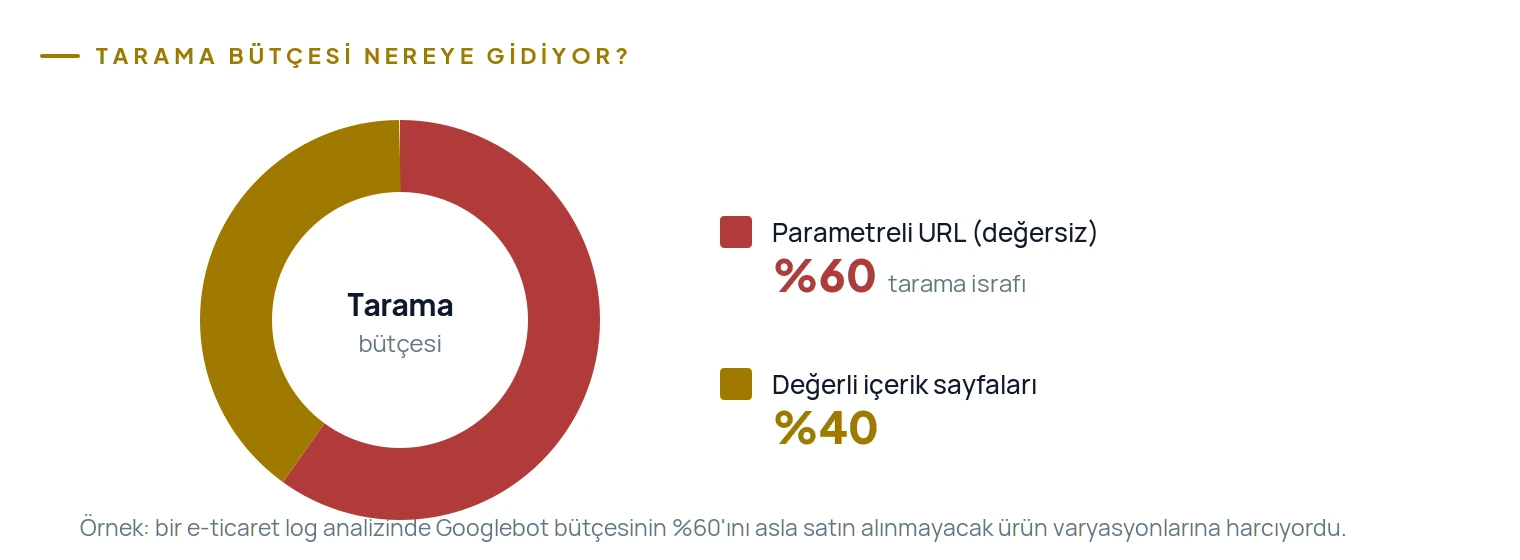 Googlebot tarama bütçesinin yüzde 60'ı değersiz parametreli URL'lere harcanıyor